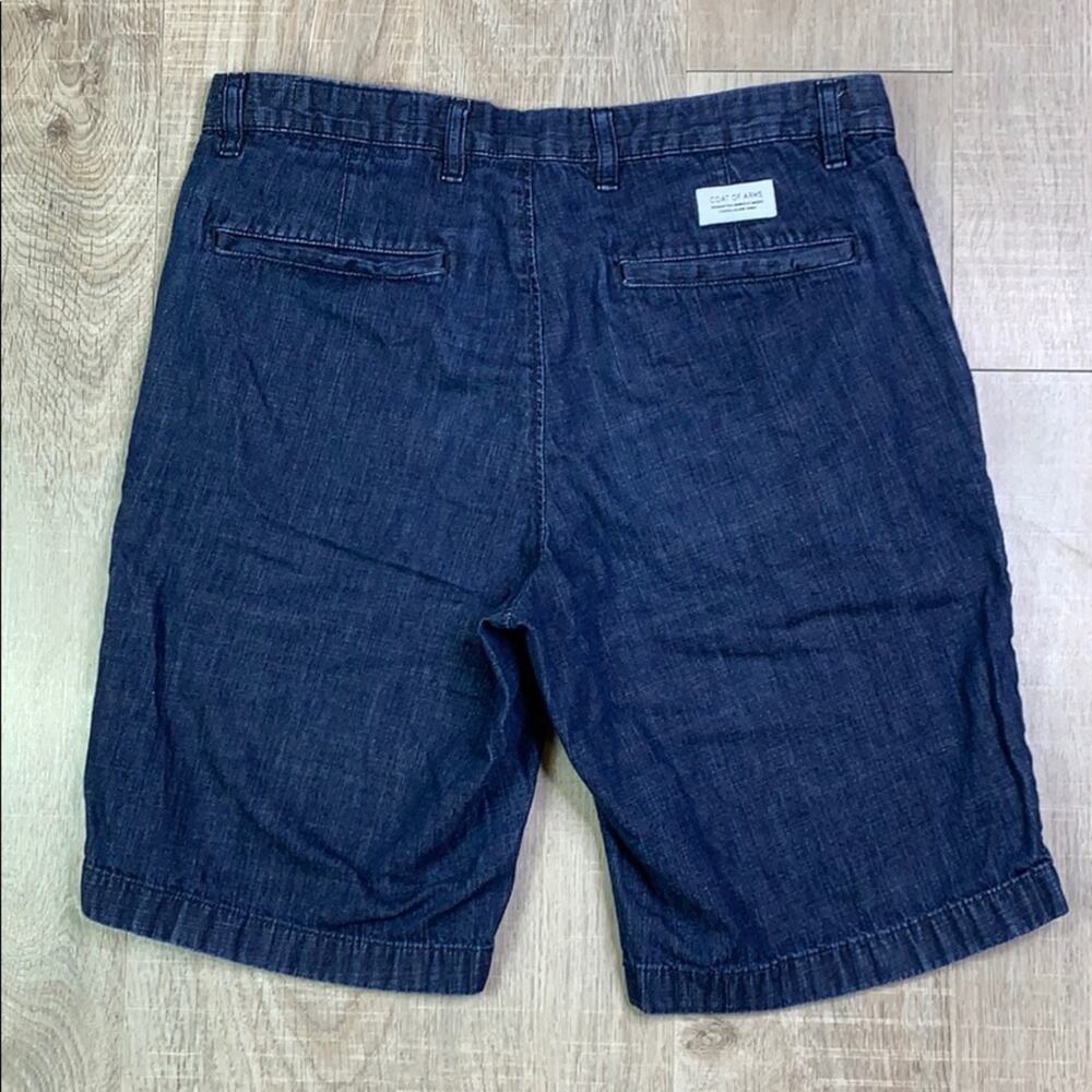 COAT OF ARMS Men's Blue Denim Bermuda Shorts with Pockets - Picture 9 of 9